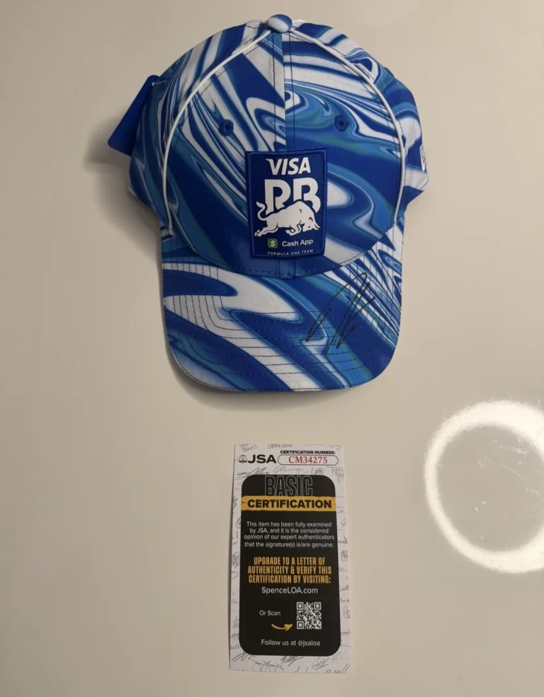 Arvid Lindblad Autographed Visa Cash App Racing Bulls Formula 1 Racing Hat JSA