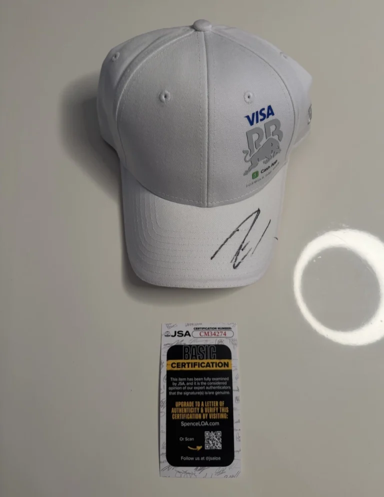 Arvid Lindblad Autographed Visa Cash App Racing Bulls Formula 1 Racing Hat JSA