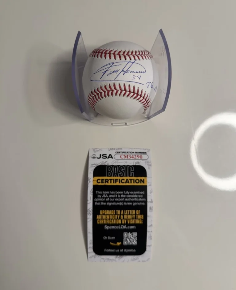 Felix Hernandez Seattle Mariners Autographed Baseball With Inscription JSA COA