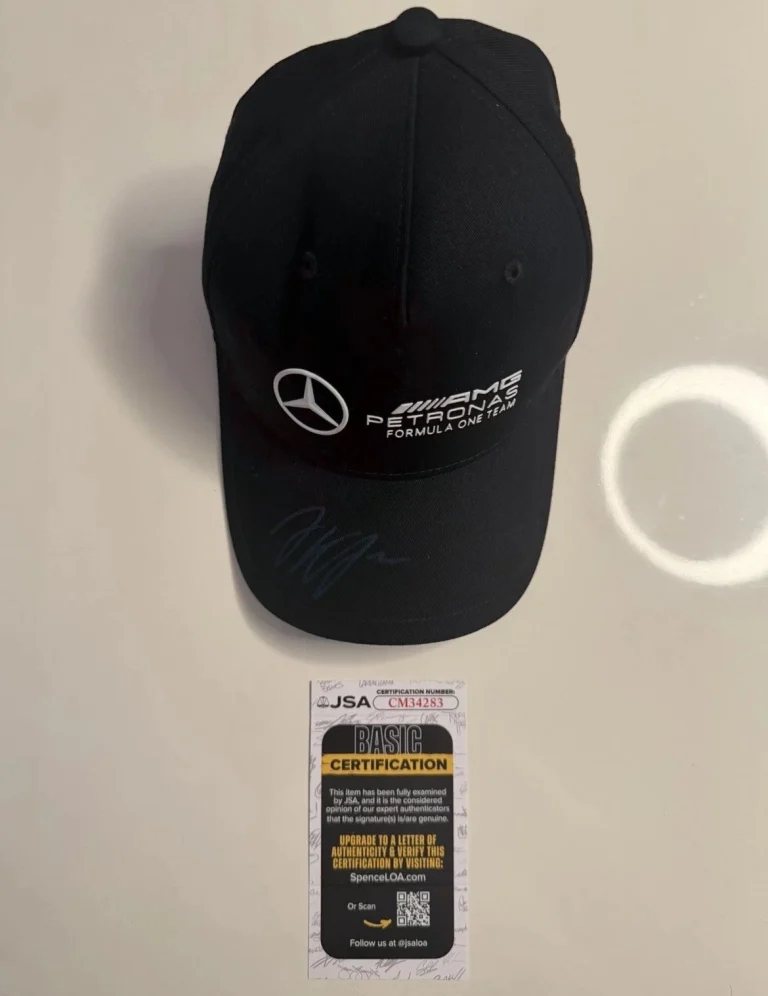 Andrea Kimi Antonelli Autographed Mercedes Racing Hat Formula 1 JSA COA