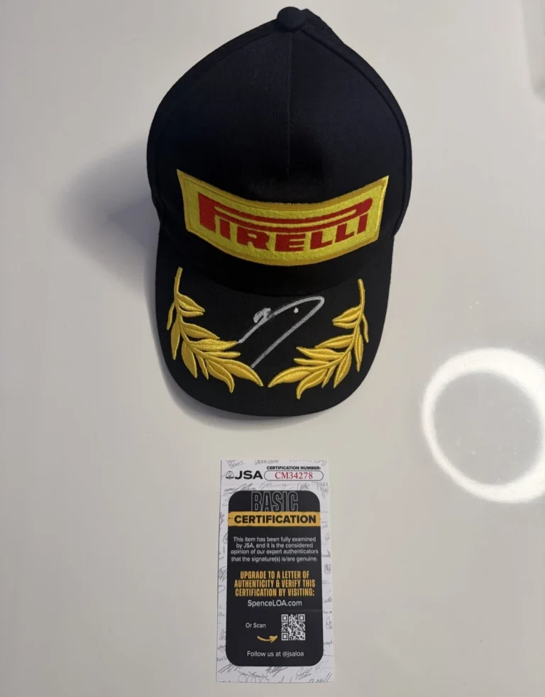 Yuki Tsunoda Autographed Pirelli Hat Racing Bulls Formula 1 F1 Star JSA COA