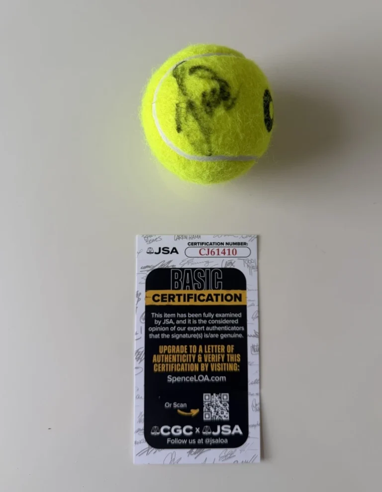 Elena Rybakina Autographed Australian Open Tennis Ball JSA COA