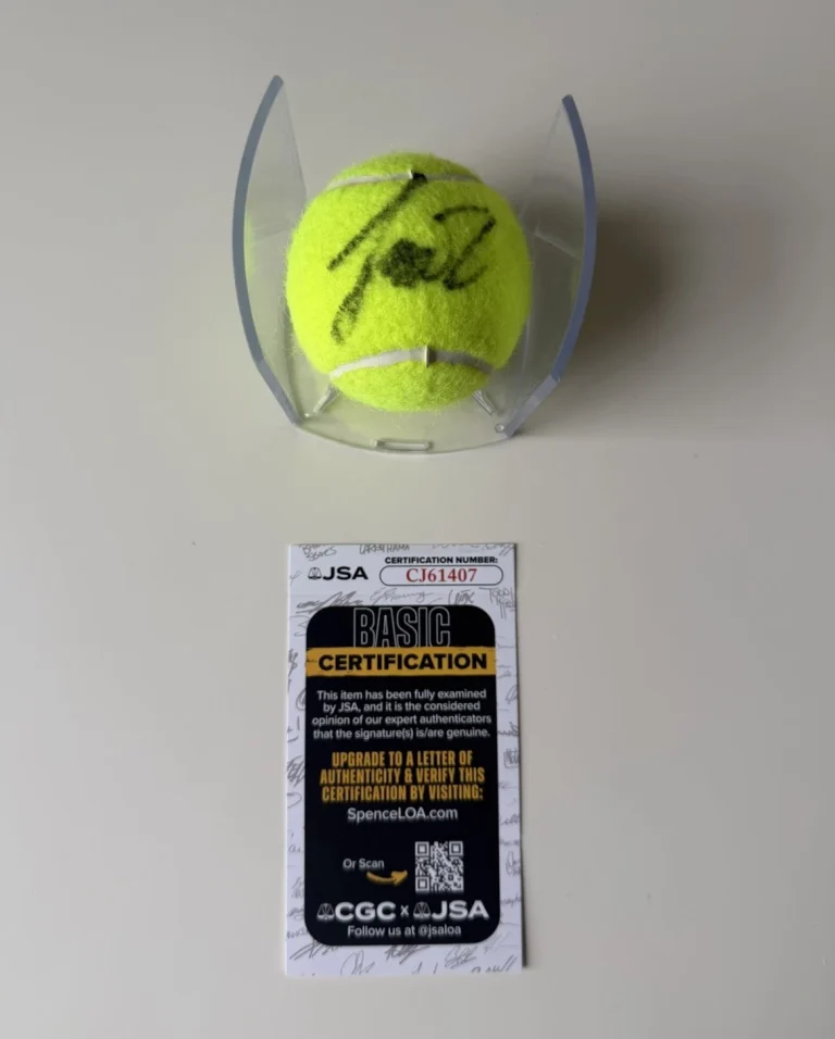 Elena Rybakina Autographed Tennis Ball Star JSA COA
