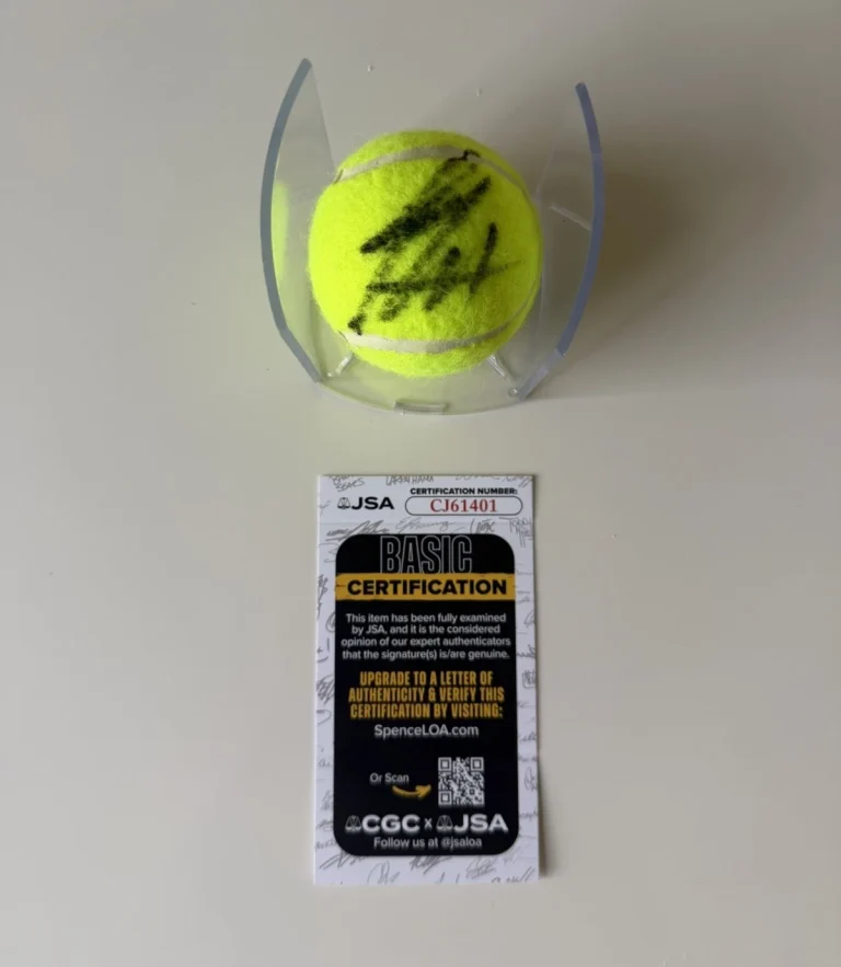 Felix Auger Aliassime Autographed Penn Tennis Ball Star JSA COA