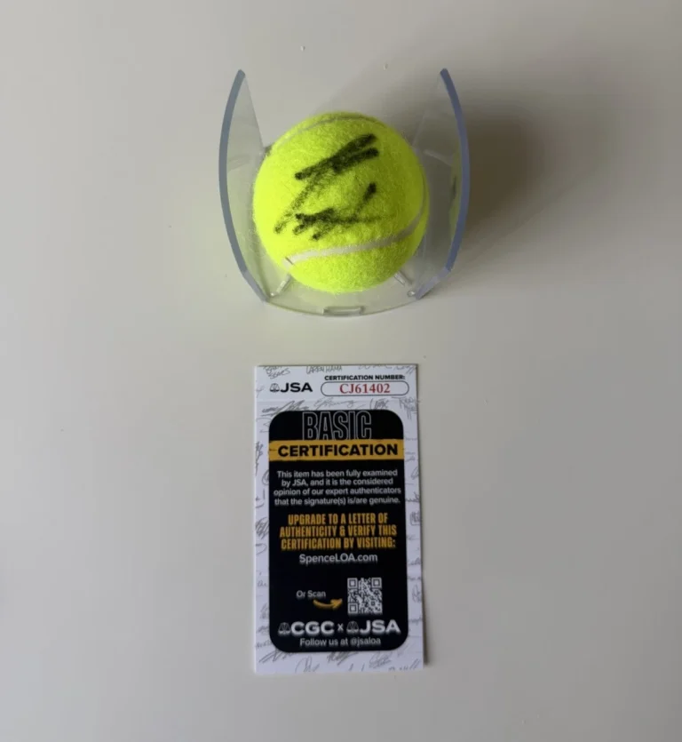 Felix Auger Aliassime Autographed Penn Tennis Ball Star JSA COA
