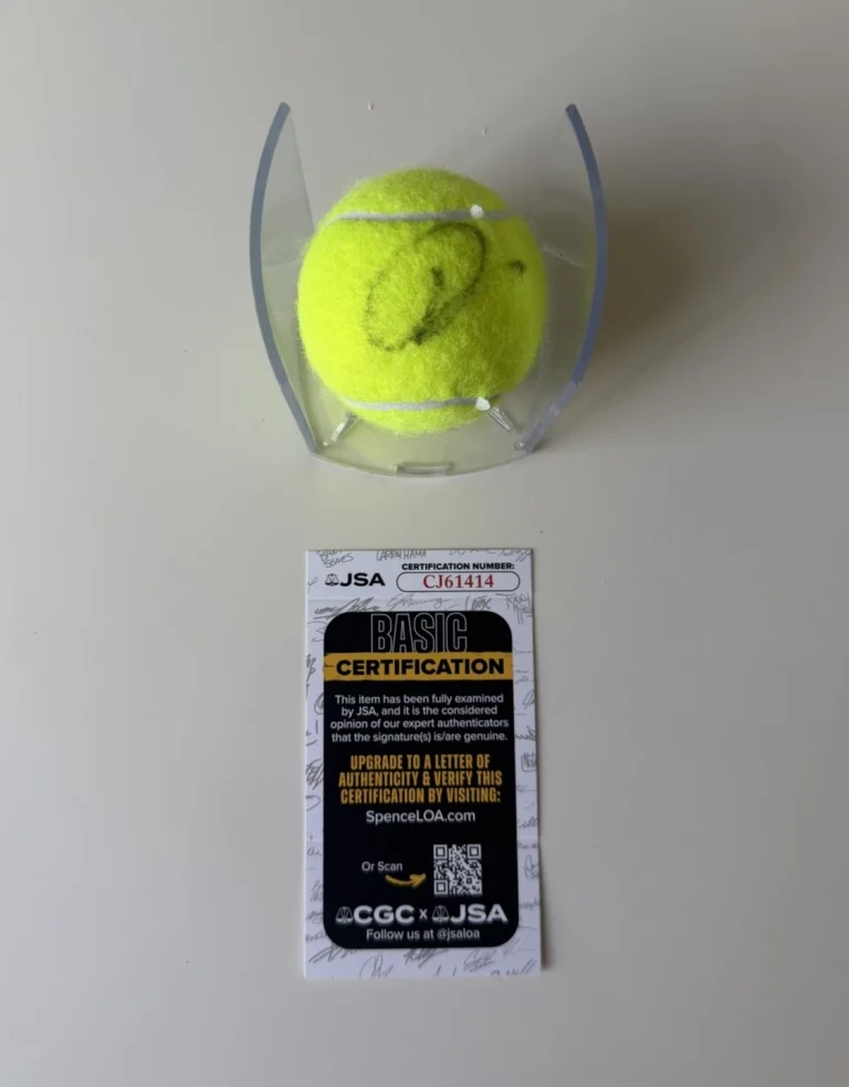 Jack Draper Autographed Tennis Ball Star JSA COA