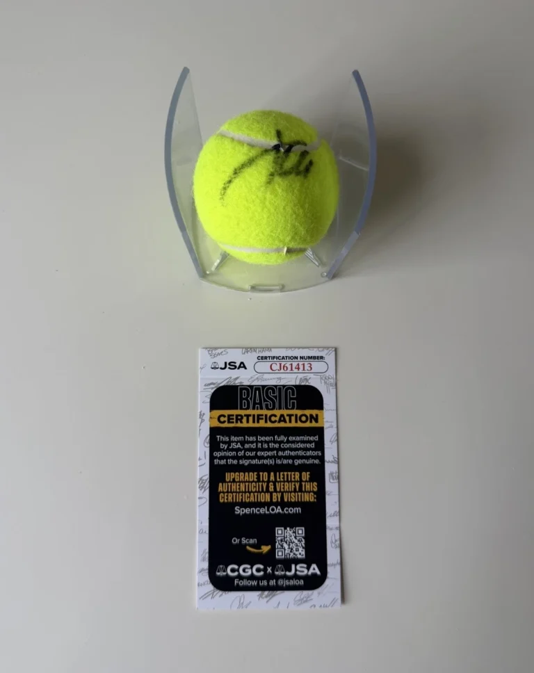 Lorenzo Musetti Autographed Penn Tennis Ball JSA COA