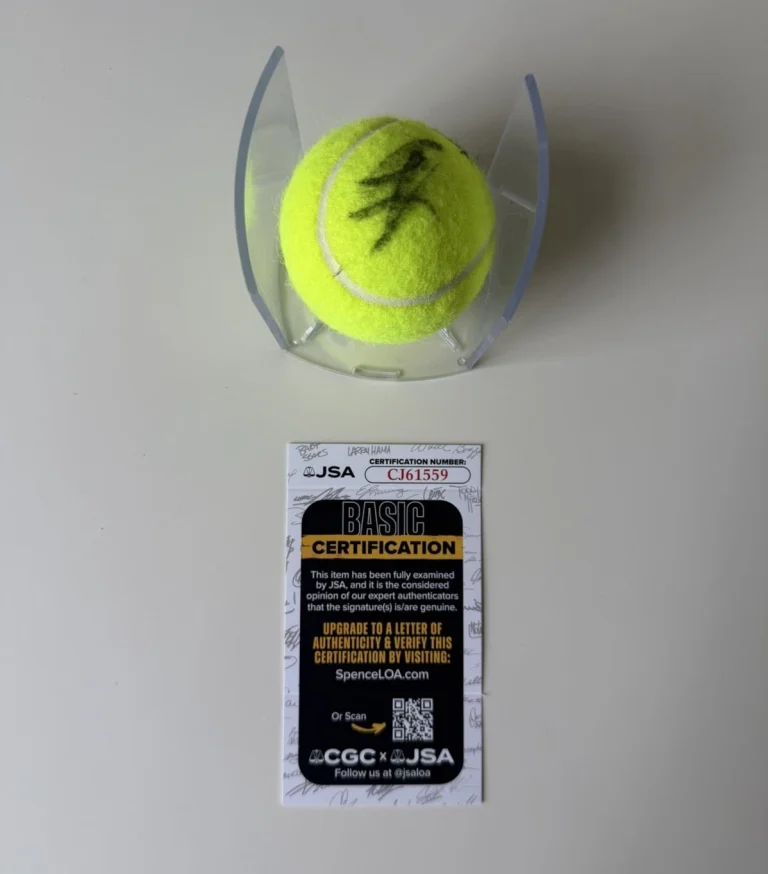 Jannik Sinner Autographed Penn Tennis Ball Star JSA COA