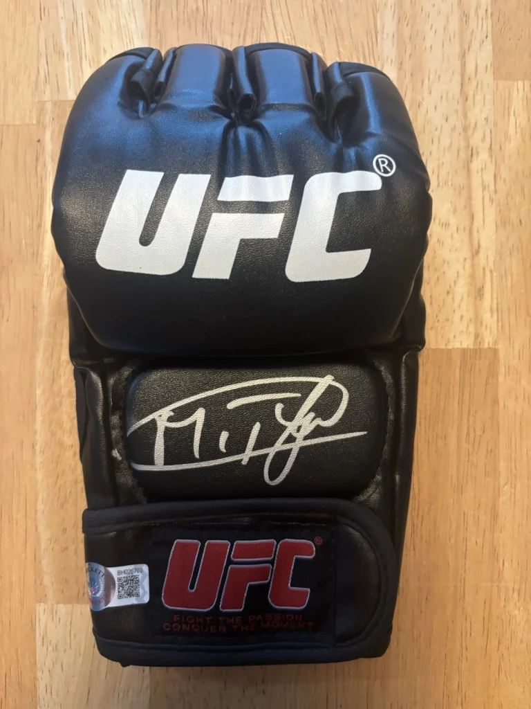 Marcin Tybura Signed Autographed UFC Glove MMA. Beckett Coa