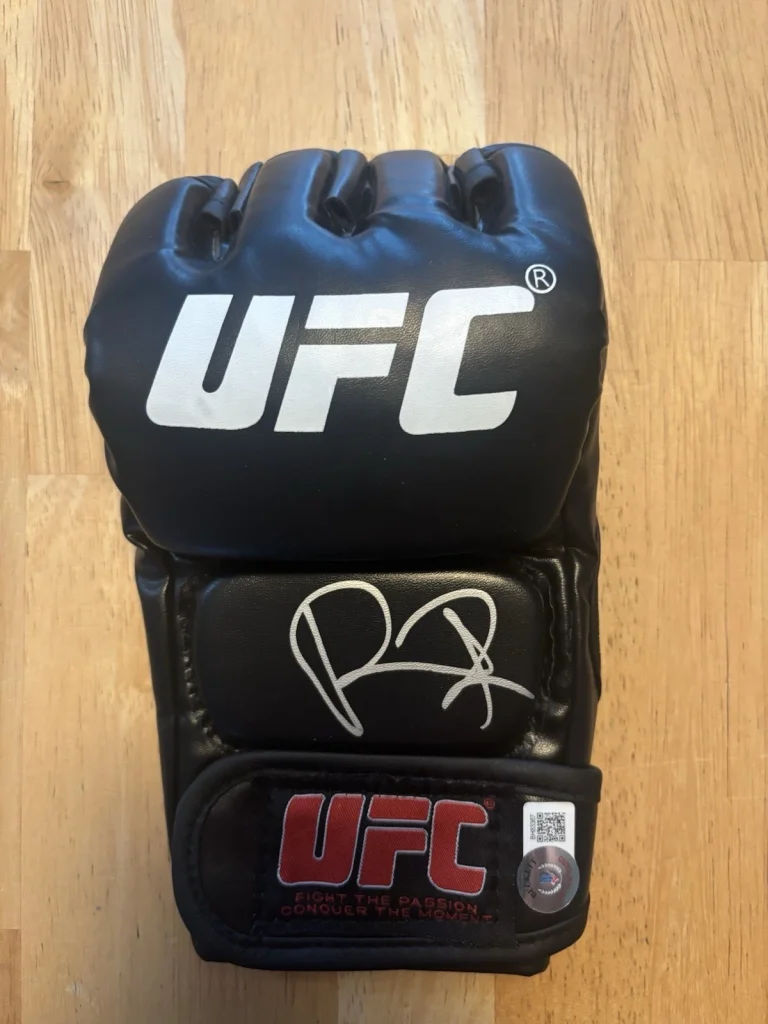 Raul Rosas Jr Signed Autographed UFC Glove Beckett Coa