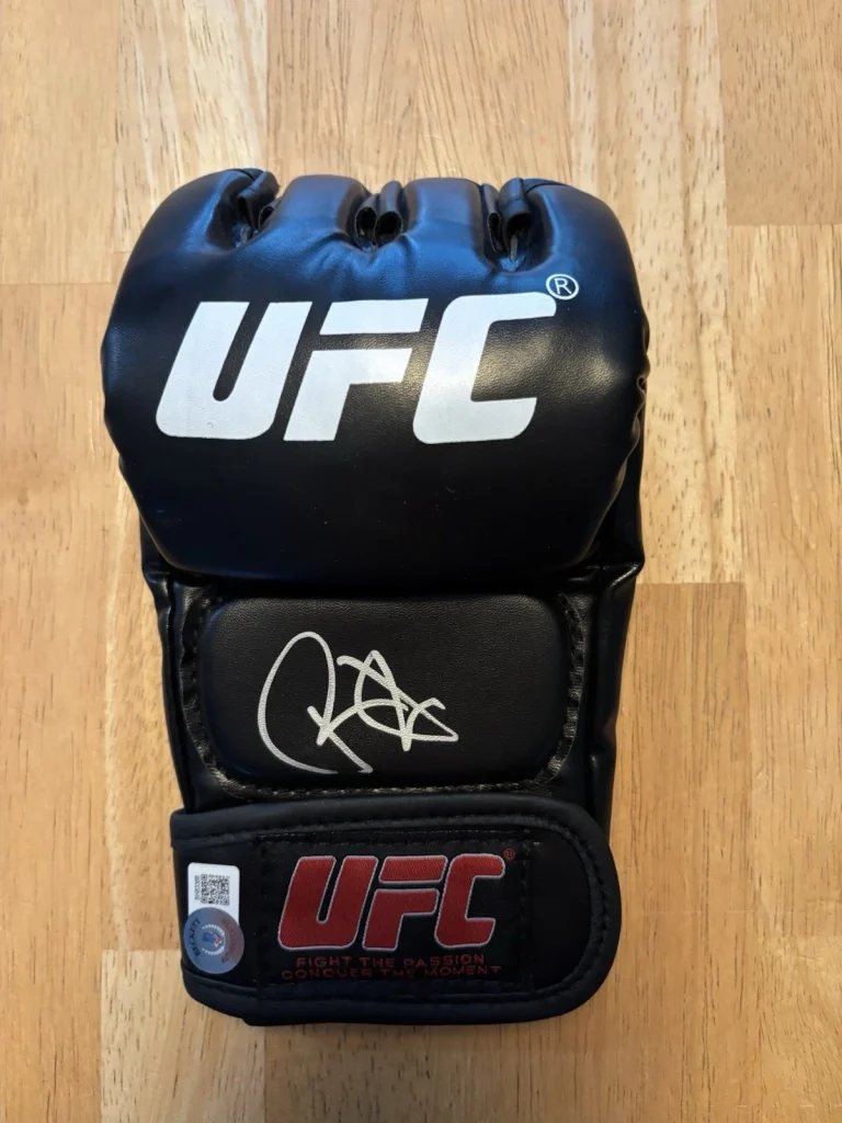Raul Rosas Jr Signed Autographed UFC Glove Beckett Coa