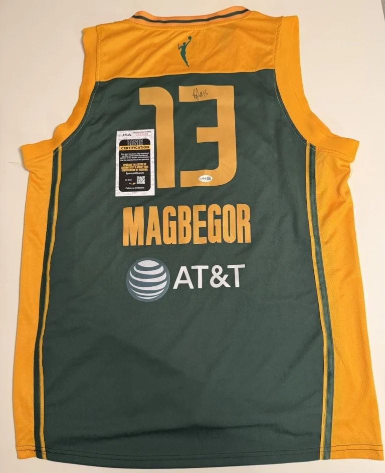 Ezi Magbegor Seattle Storm Autographed Jersey WNBA Star JSA COA
