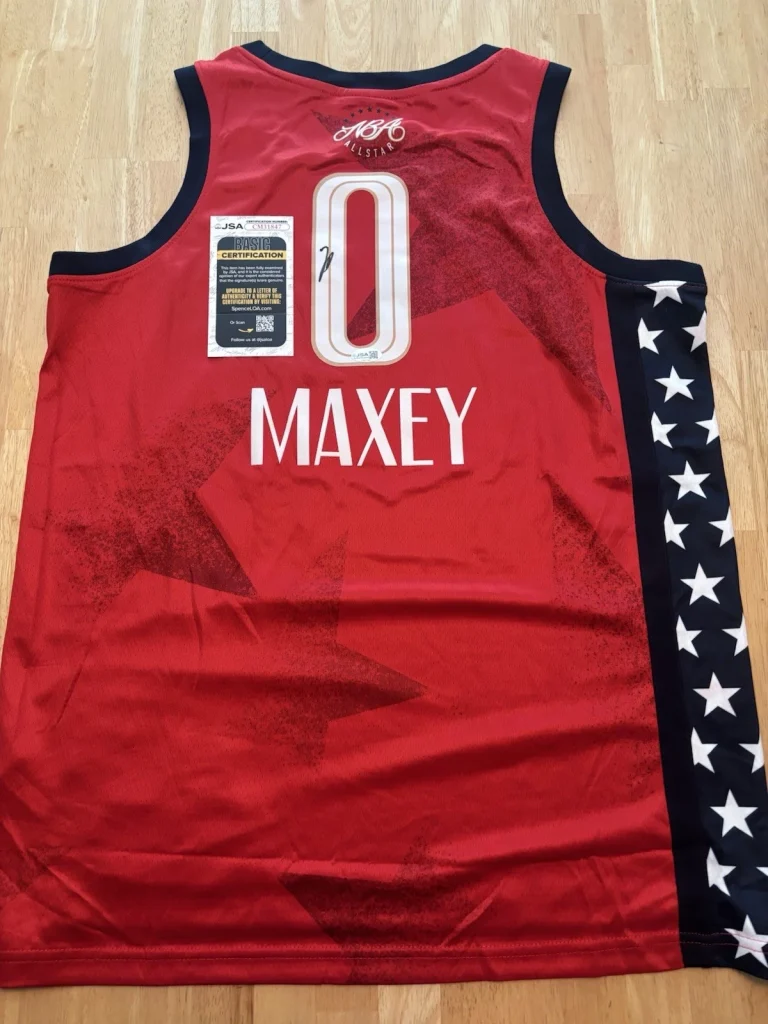 Tyrese Maxey Signed Autographed Philadelphia 76ers 2026 All Star Jersey. JSA Coa