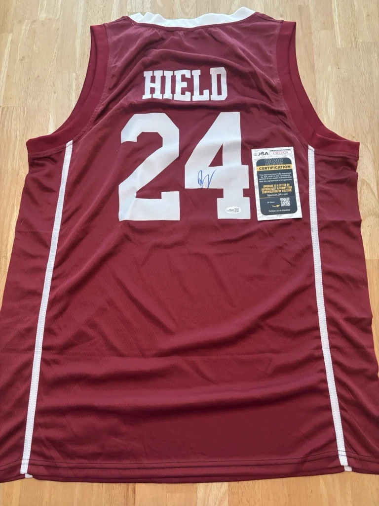 Buddy Hield Signed Autographed Oklahoma Sooners Jersey. JSA Coa