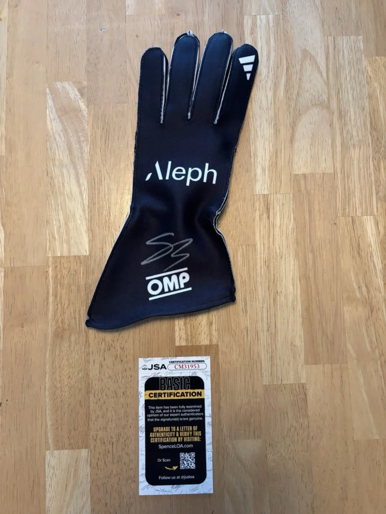 Gabriel Bortoleto Autographed Audi Revolut Racing Glove Formula 1 F1 JSA COA