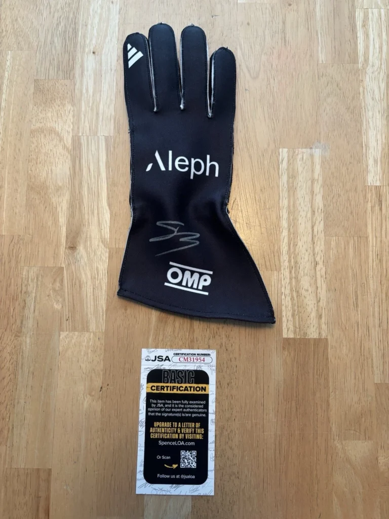Gabriel Bortoleto Autographed Audi Revolut Racing Glove Formula 1 F1 JSA COA