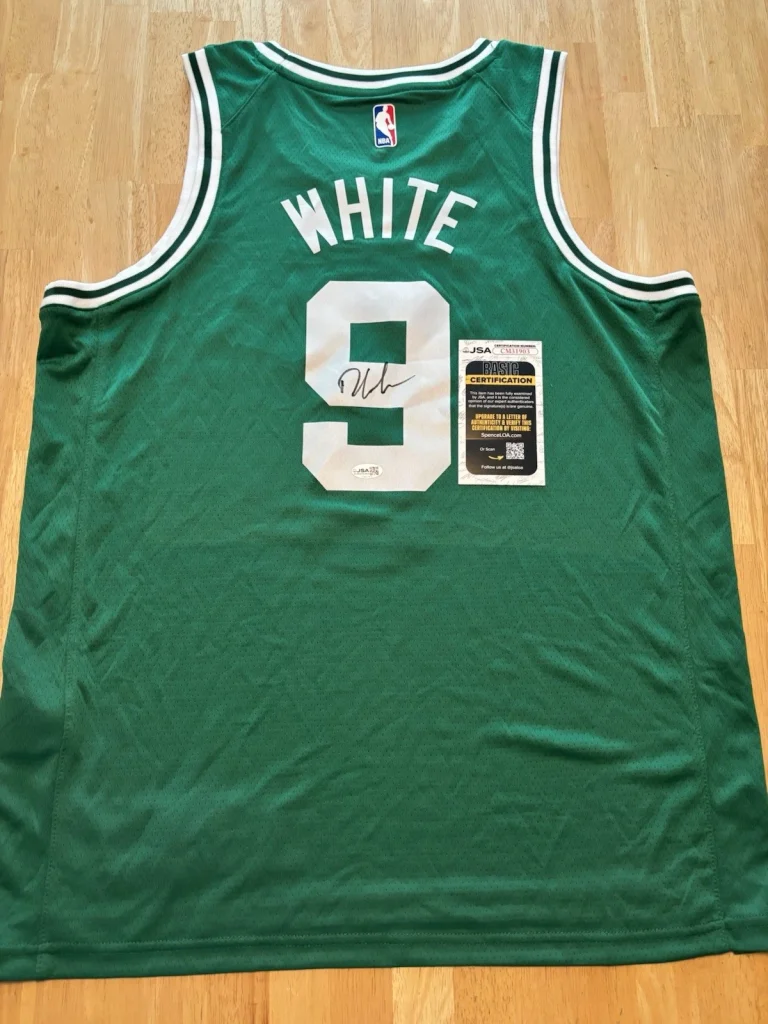 Derrick White Boston Celtics Signed Autographed Jersey JSA COA