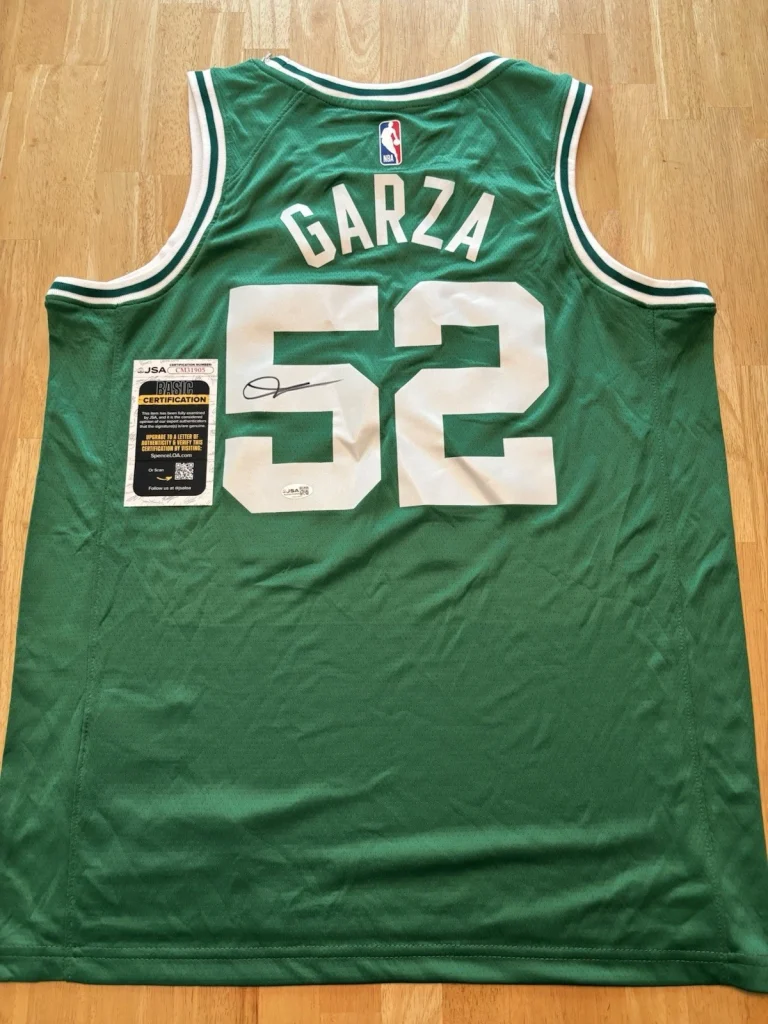 Luka Garza Signed Autographed Boston Celtics Jersey JSA COA