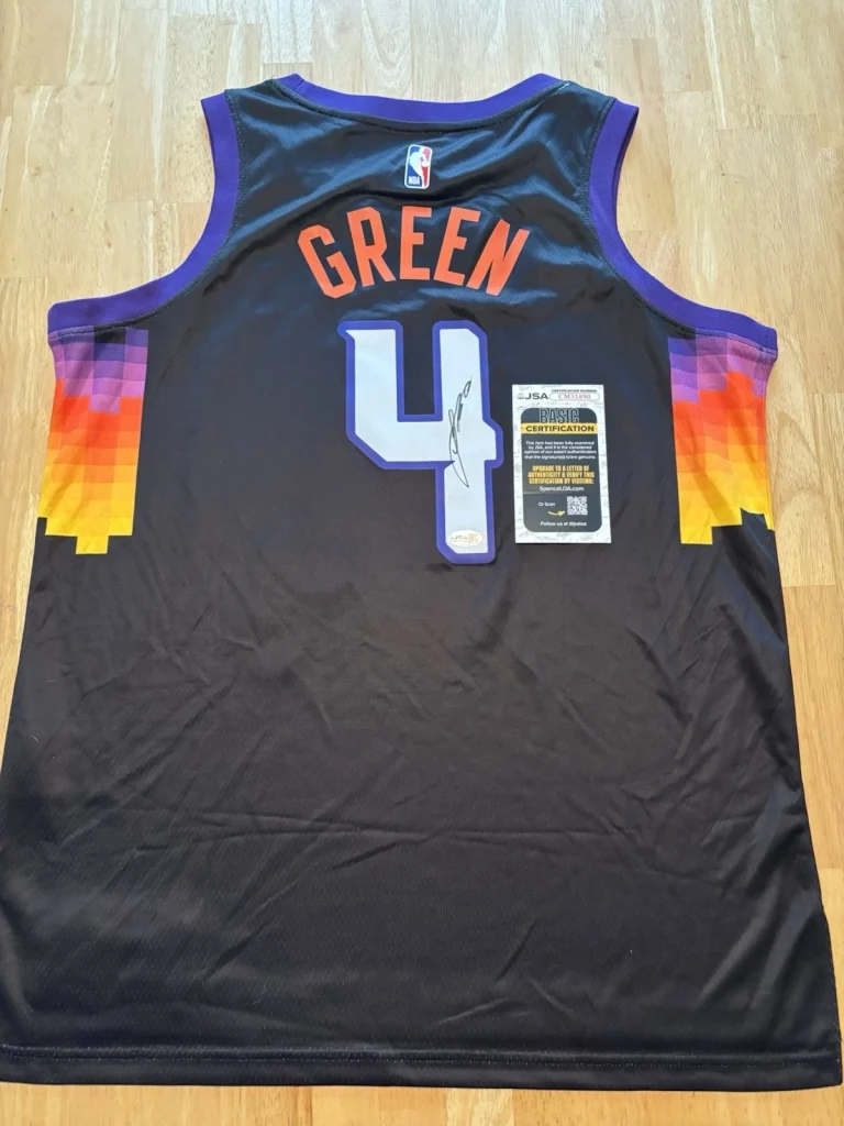 Jalen Green Signed Autographed Phoenix Suns Jersey. JSA Coa