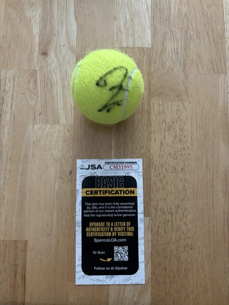 Rafael Nadal Signed autographed US Open Tennis Ball Legend Champ JSA Coa