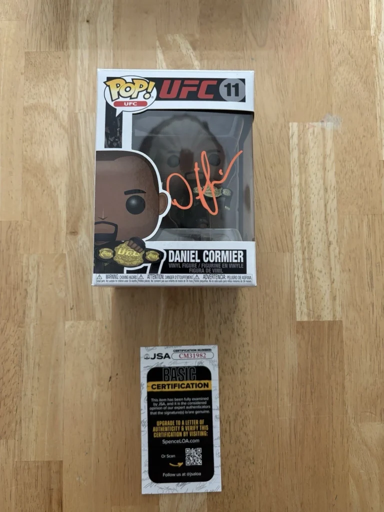 Daniel Cormier Signed Autographed UFC Funko Pop Double Champ JSA COA