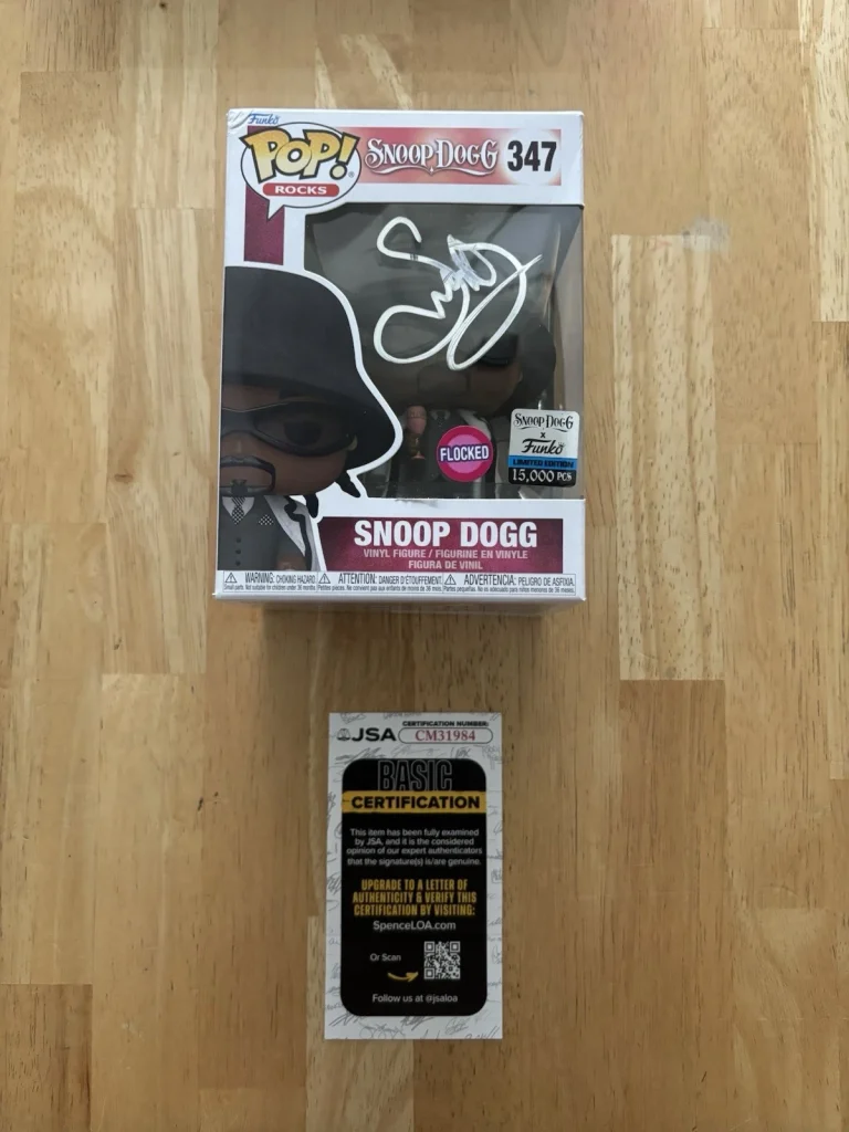 Snoop Dogg Signed Autographed Funko Pop #347 JSA COA.