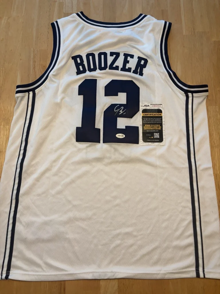 Cameron Cam Boozer Signed Autographed Duke Jersey JSA Coa