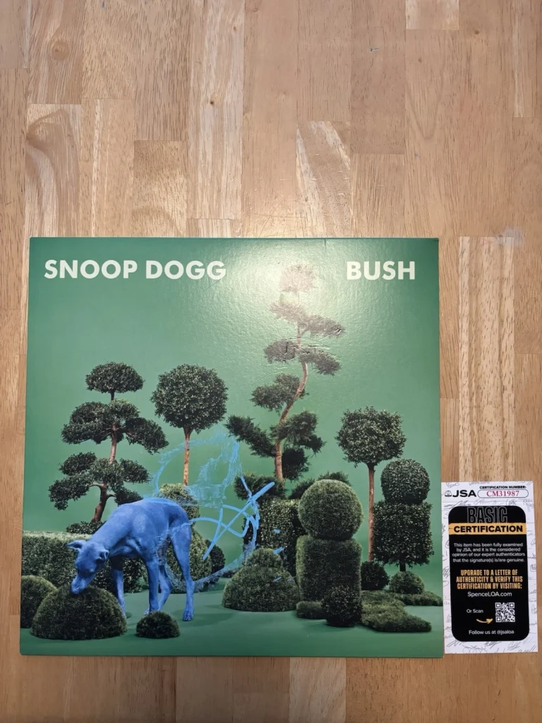 Snoop Dogg signed autographed “Bush” vinyl record. JSA Coa. Read!!!!!!