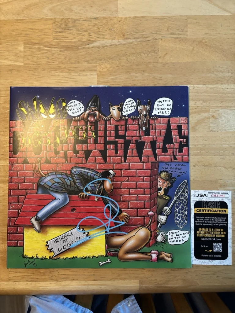 Snoop Dogg Signed Autographed Vinyl LP “Doggystyle”. JSA Coa