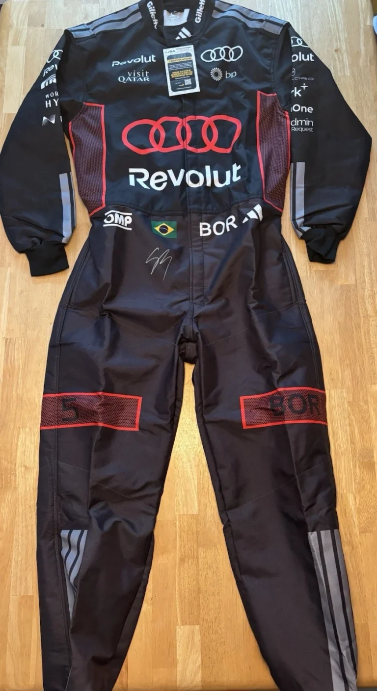 Gabriel Bortoleto Signed Autographed Race Suit 2026 Season. F1 JSA COA. Cadillac