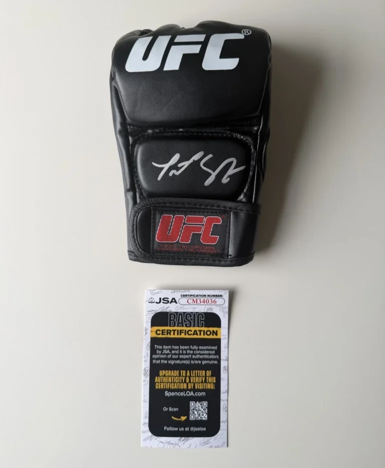 Tatiana Suarez Autographed UFC Glove MMA Fighter JSA COA