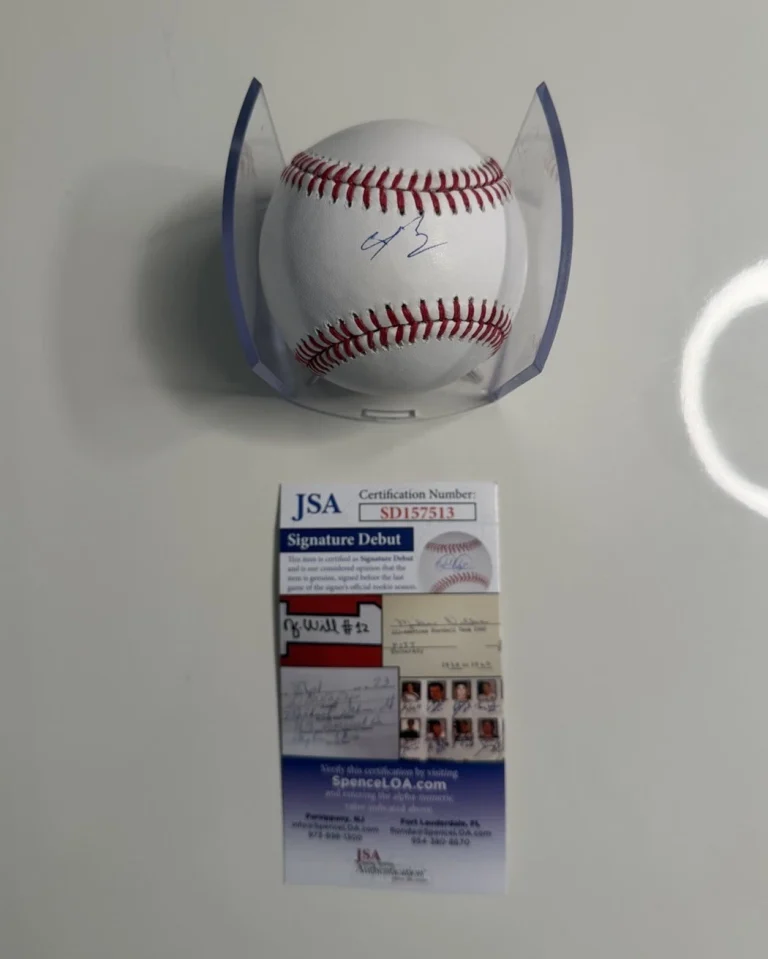 Cameron Boozer Duke Blue Devils Autographed Baseball NBA JSA COA