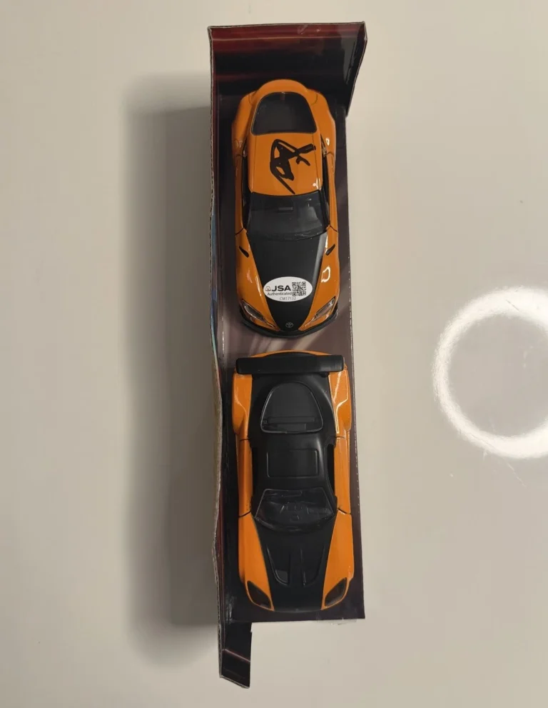 Sung Kang Autographed 1:32 Fast & Furious Han’s Mazda RX-7 Toyota GR Supra JSA
