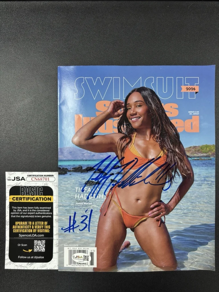 Tiffany Haddish 2026 Sports Illustrated Swimsuit Autographed Magazine. JSA Coa