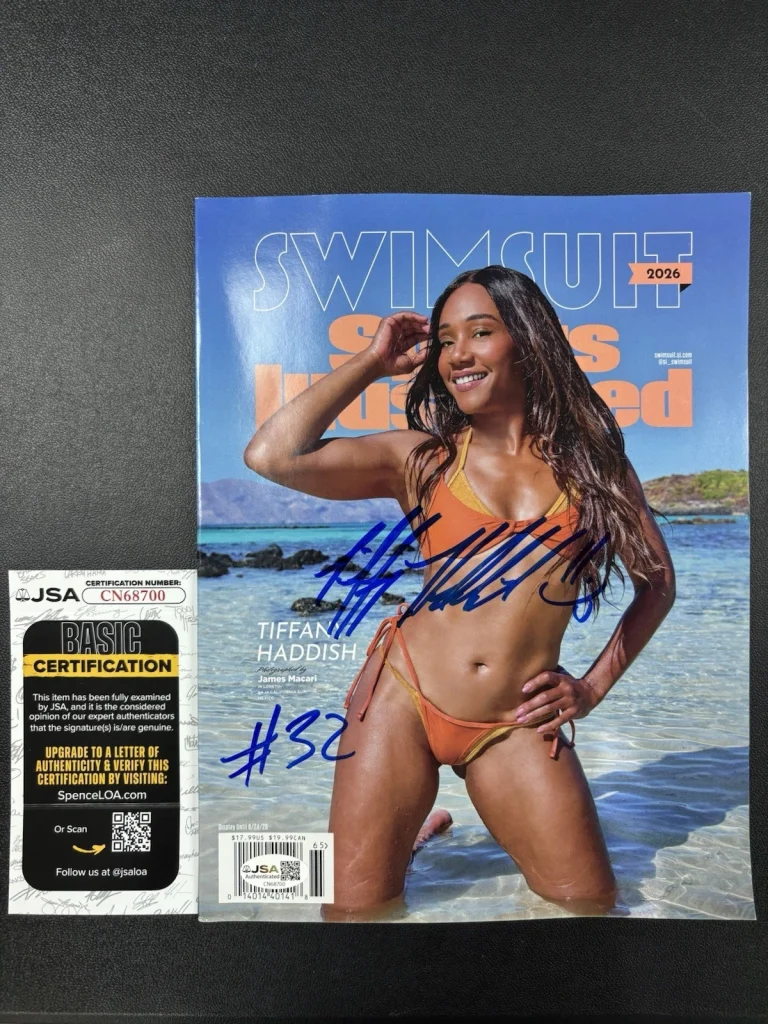 Tiffany Haddish 2026 Sports Illustrated Swimsuit Autographed Magazine. JSA Coa