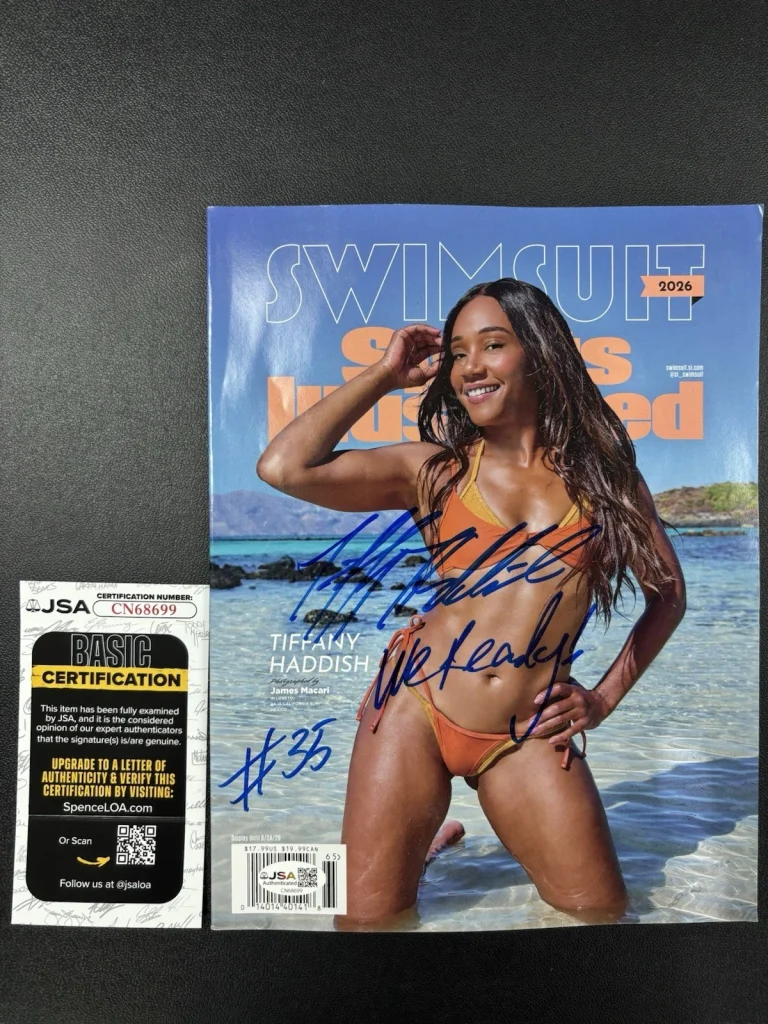 Tiffany Haddish 2026 Sports Illustrated Swimsuit Autographed Magazine. JSA Coa