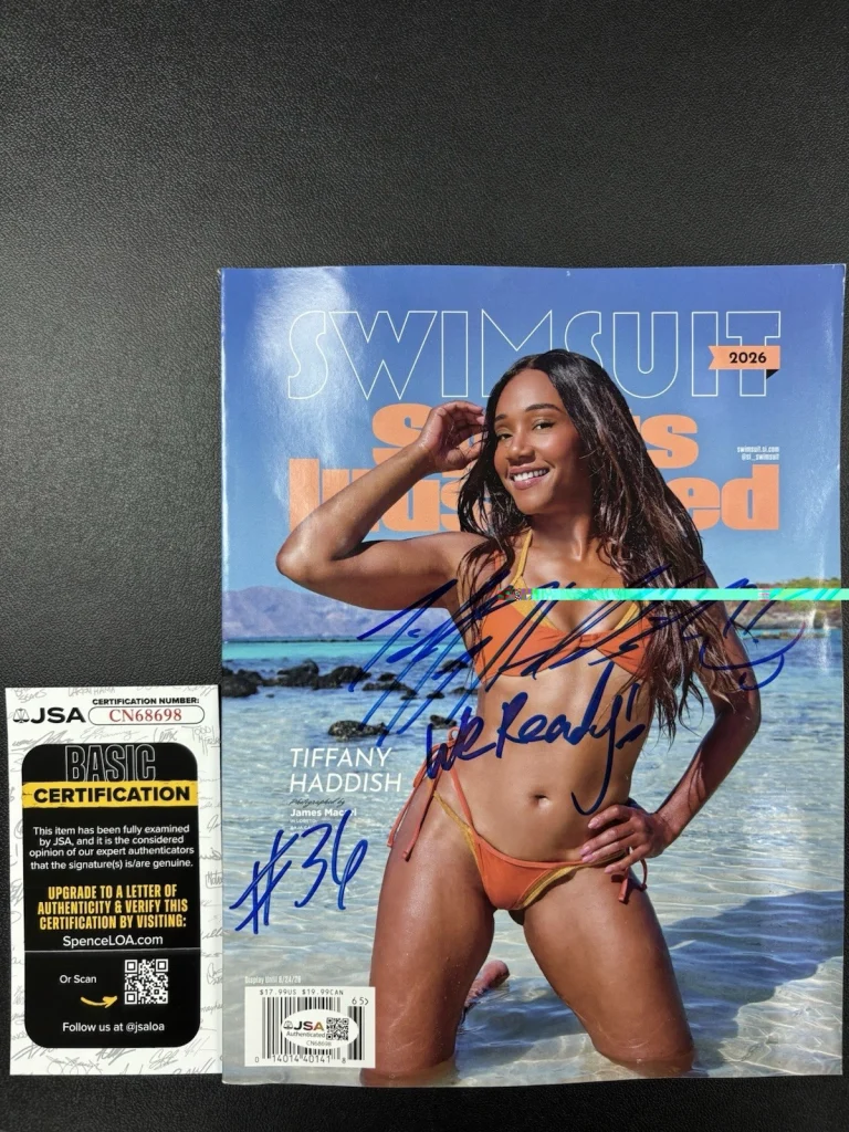 Tiffany Haddish 2026 Sports Illustrated Swimsuit Autographed Magazine. JSA Coa