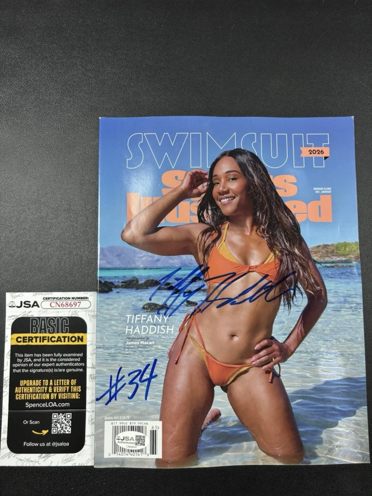 Tiffany Haddish 2026 Sports Illustrated Swimsuit Autographed Magazine. JSA Coa