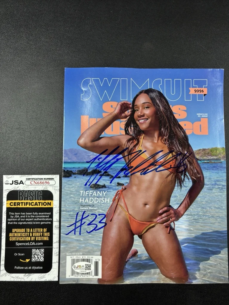 Tiffany Haddish 2026 Sports Illustrated Swimsuit Autographed Magazine. JSA Coa