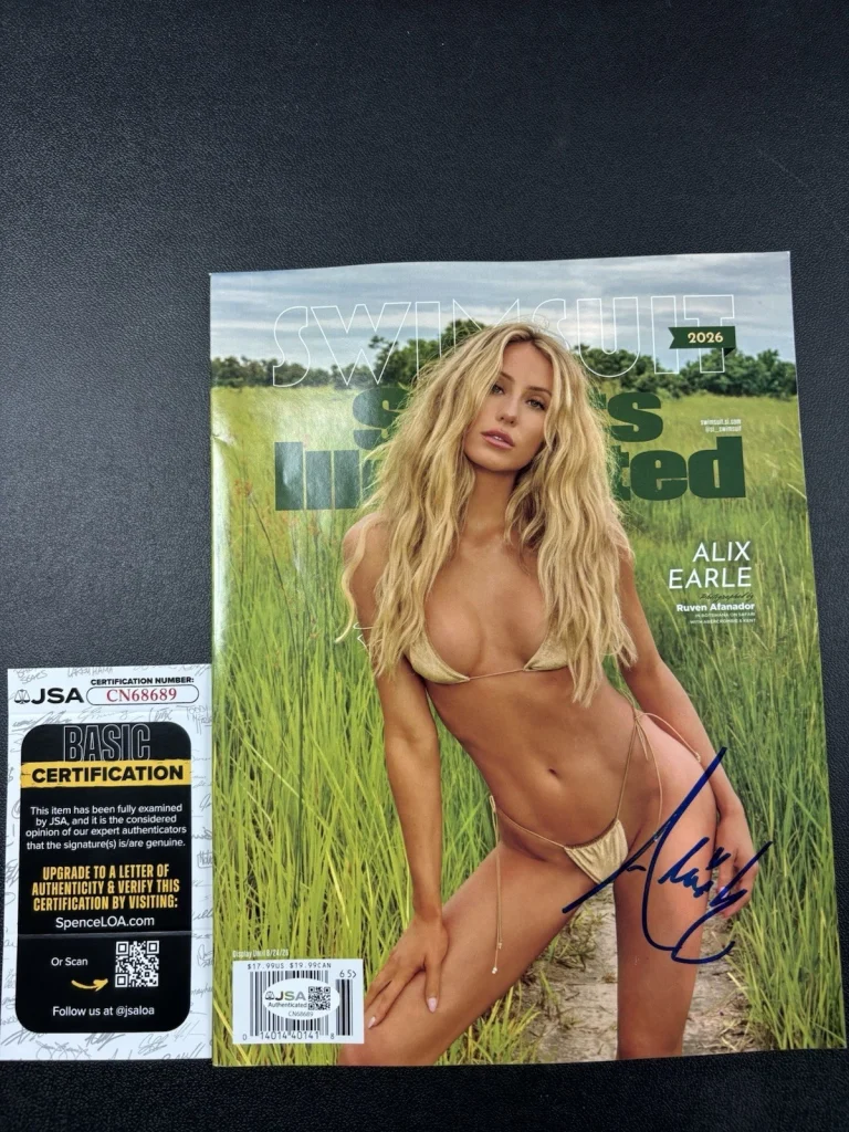 ALIX EARLE SIGNED SPORTS ILLUSTRATED Swimsuit MAGAZINE 2026. New! Jsa Coa