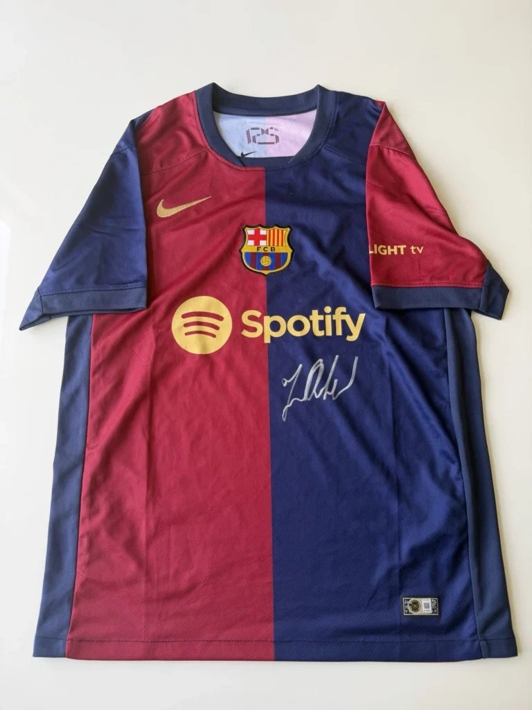 Marcus Rashford FC Barcelona Autographed Jersey Beckett