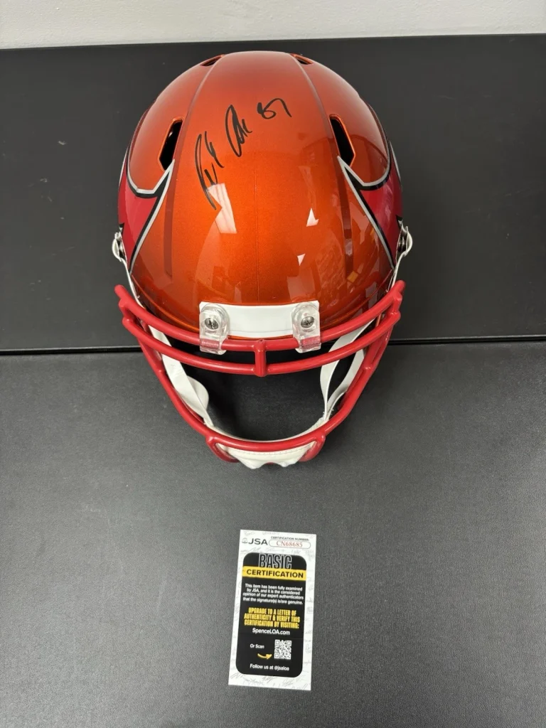 Rob Gronkowski Signed Autographed Tampa Bay Buccaneers Full Size Helmet. Jsa Coa