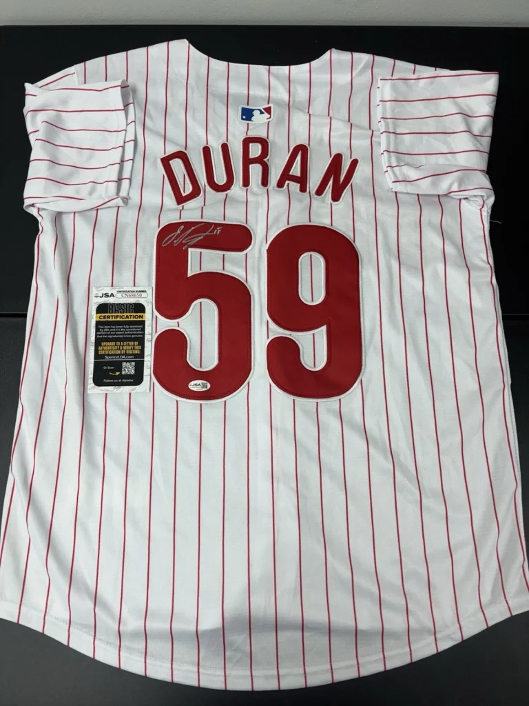 Jhoan Duran Philadelphia Phillies Autographed Signed Jersey JSA Certified