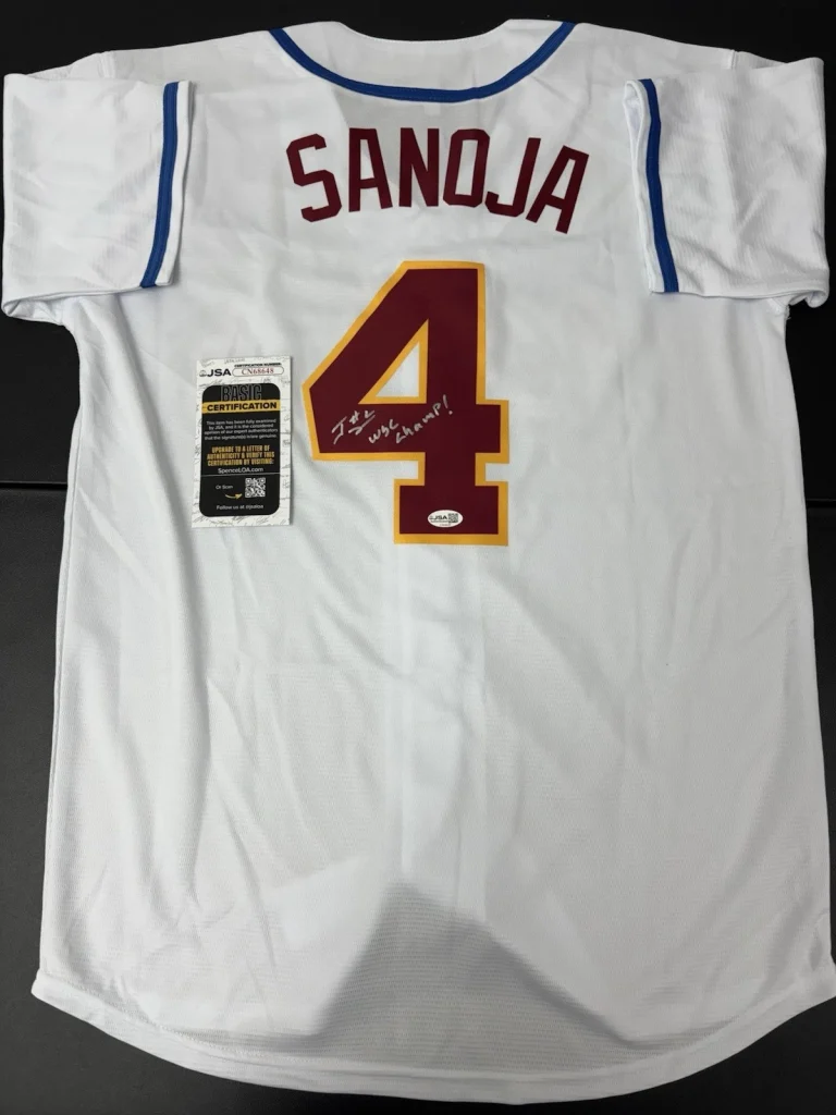 Javier Sanoja Signed Autographed 2026 WBC Venezuela Jersey ‘26 Champs. JSA