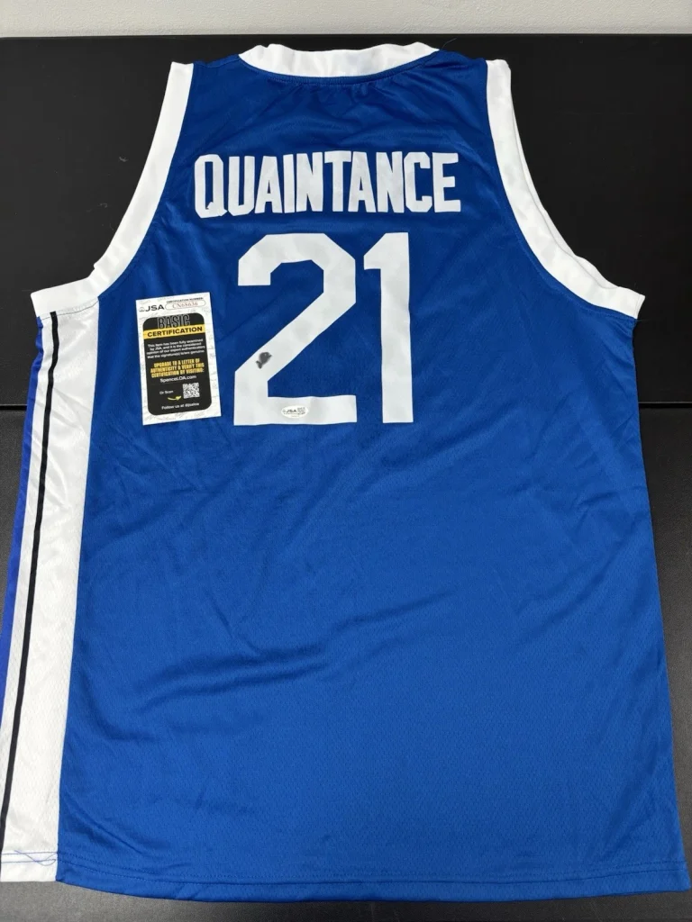 Jayden Quaintance Kentucky Wildcats Autographed Signed Jersey! JSA Coa