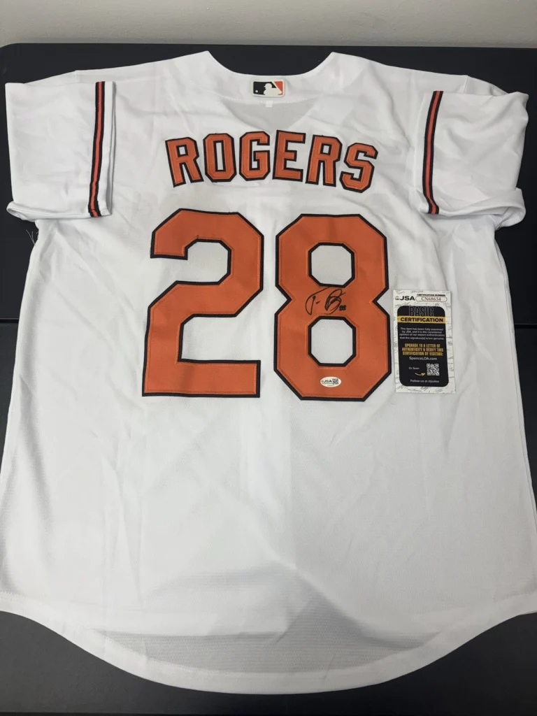 Trevor Rogers Signed Autographed Baltimore Orioles Jersey JSA COA