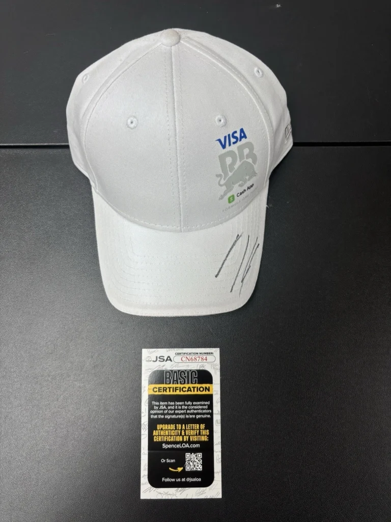 Arvid Lindblad Autographed Visa Cash App Racing Bulls F1 Authentic  Hat JSA