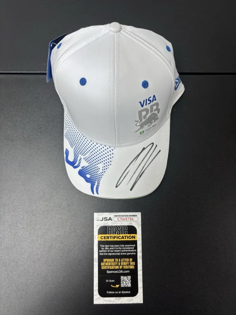 Arvid Lindblad Autographed Authentic  Visa Cash App Racing Bulls F1 Hat JSA