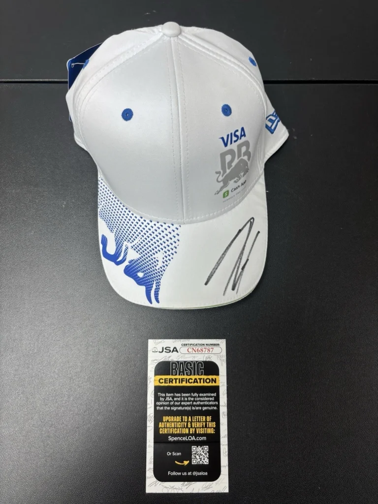 Arvid Lindblad Autographed Authentic  Visa Cash App Racing Bulls F1 Hat JSA