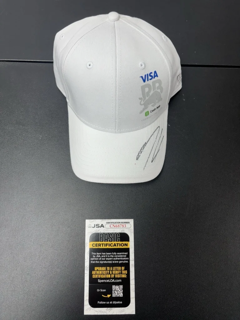 Arvid Lindblad Autographed Authentic  Visa Cash App Racing Bulls F1 Hat JSA